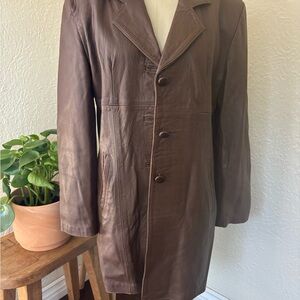 Dark Brown Leather Jacket